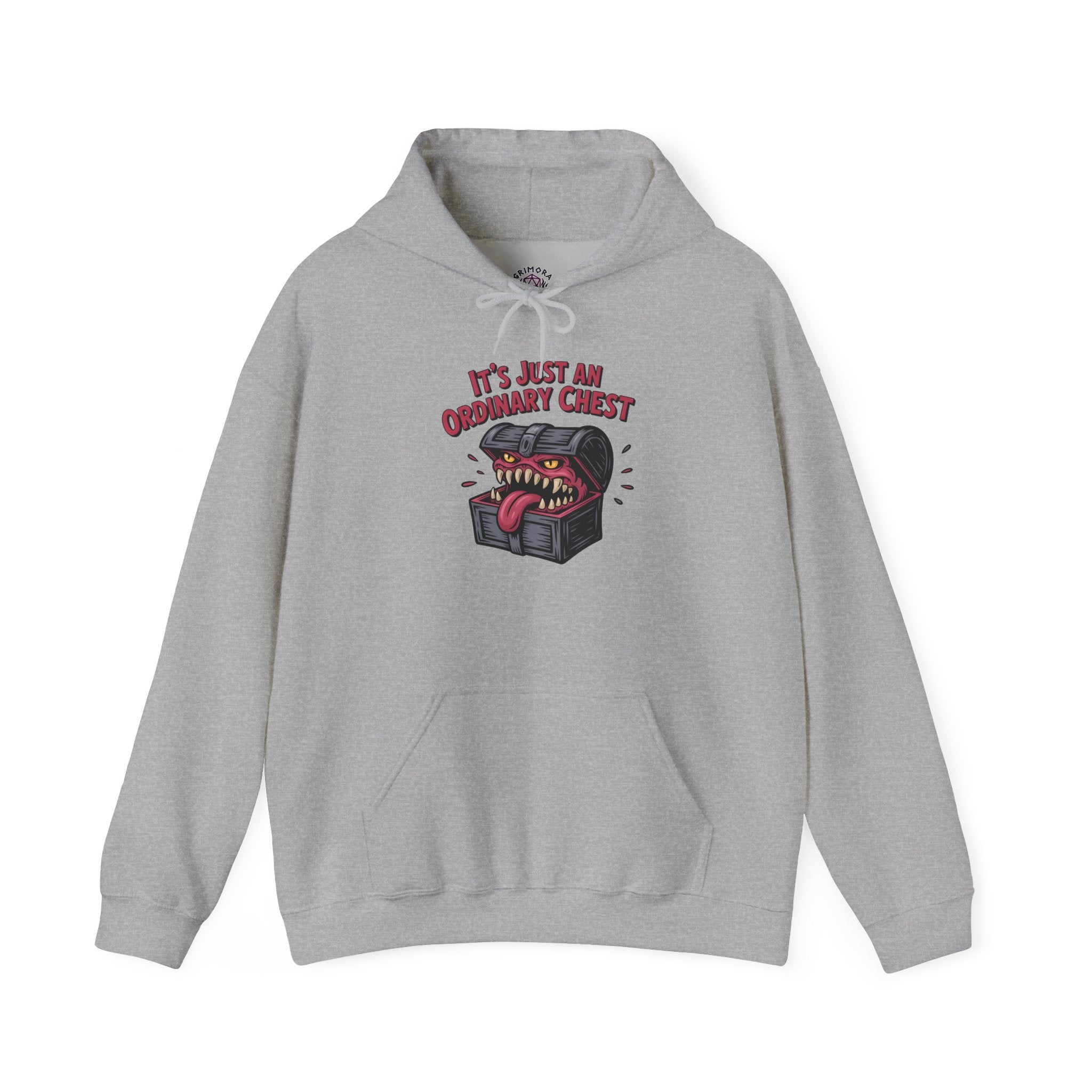 "It's Just An Ordinary Chest" — Mimic monster Hoodie