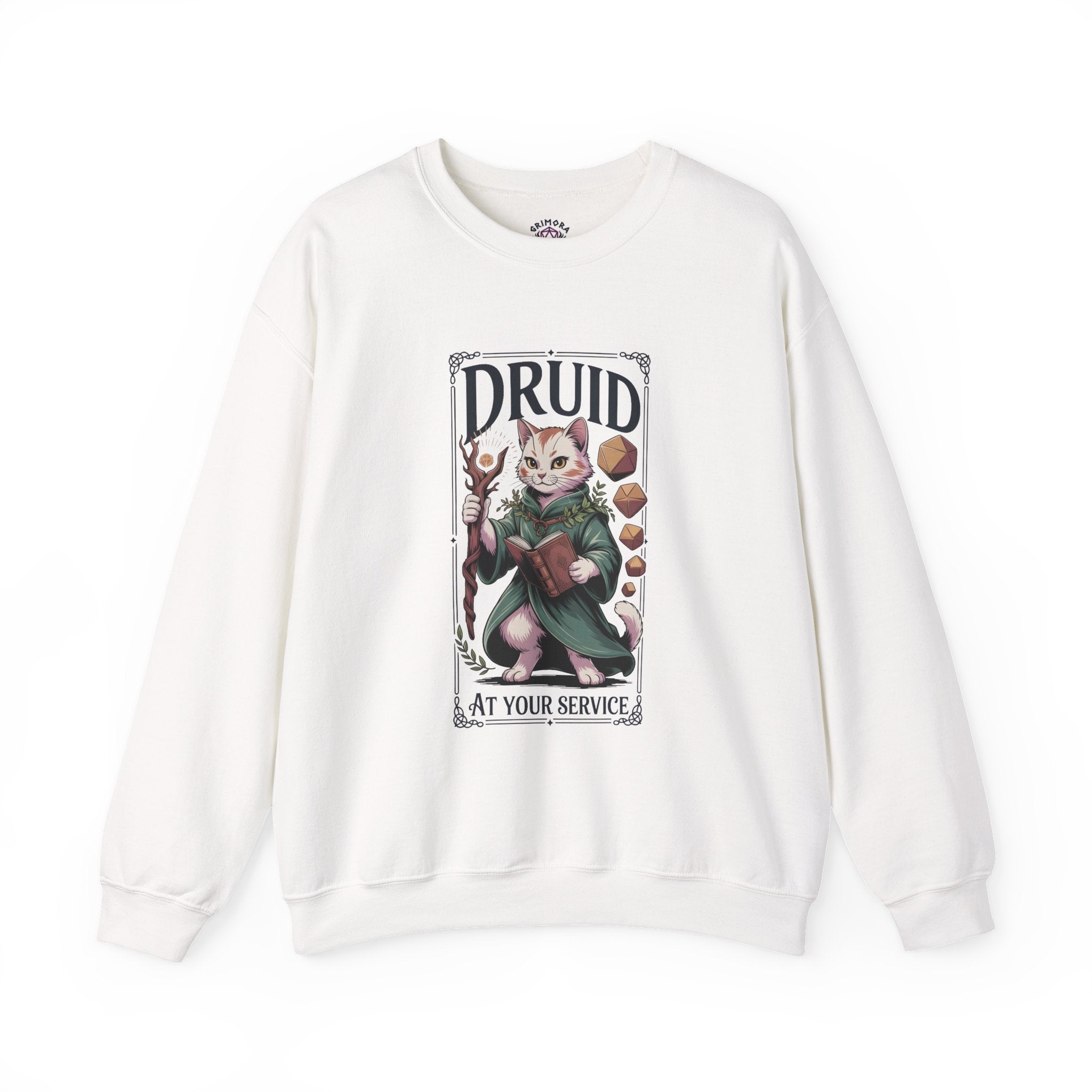 Born to Read, Forced to Work | Book lover  Sweatshirt | Cat Lover RPG Gift