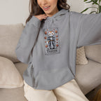 Fighter Cat at Your Service D&D Hoodie | Cat Lover RPG Gift