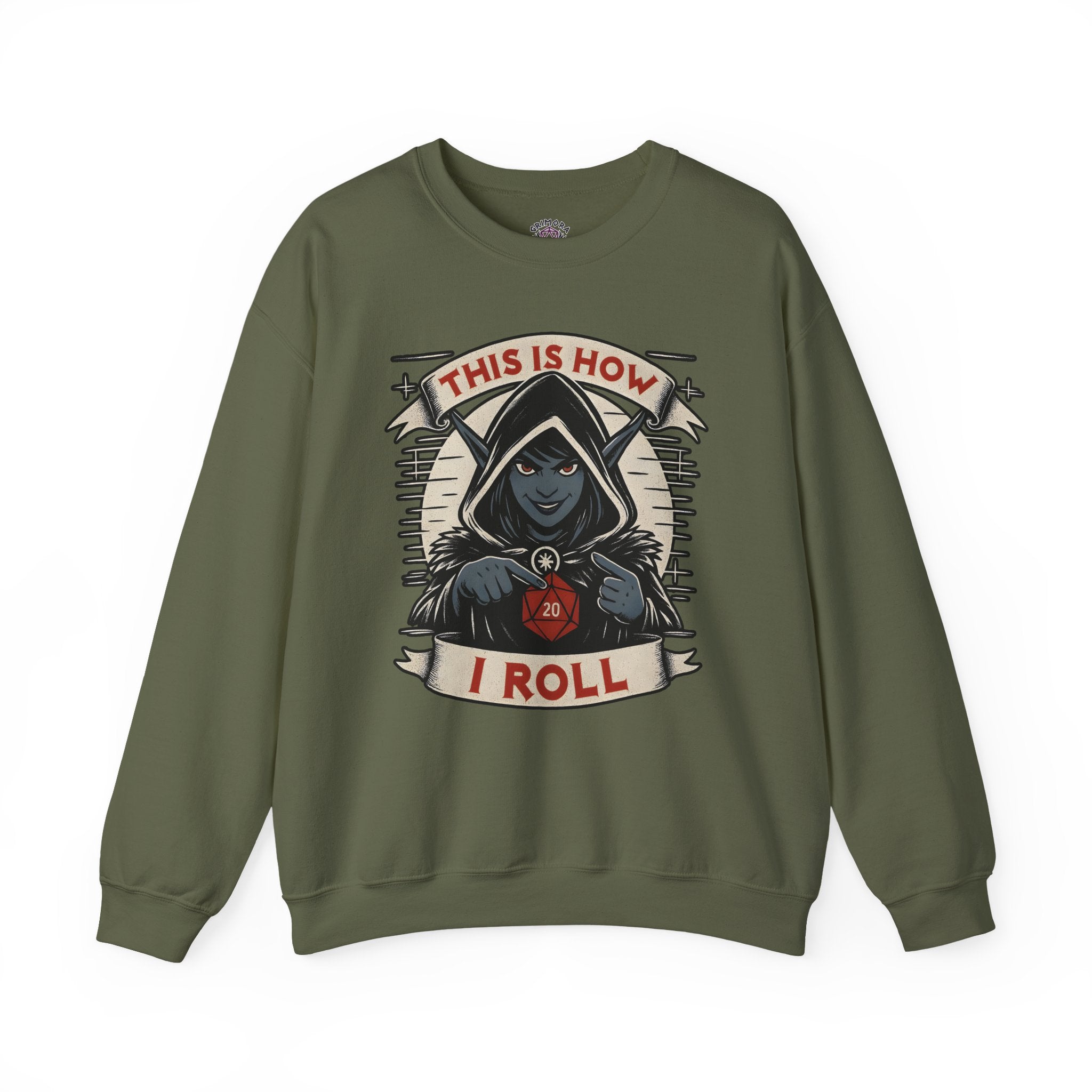This Is How I Roll D20 Sweatshirt