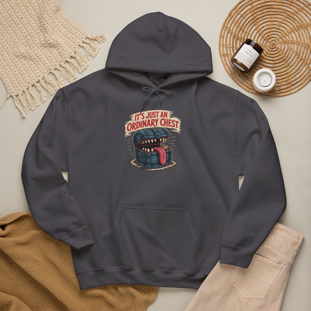 "It's Just An Ordinary Chest" — Mimic monster Hoodie