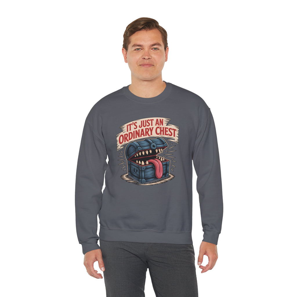 "It's Just An Ordinary Chest" — Mimic monster Sweatshirt
