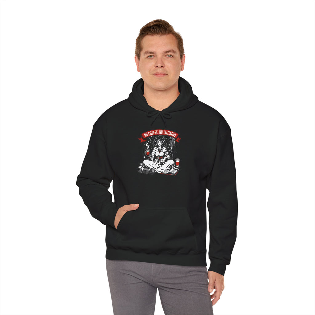 No Coffee, No Initiative | Fantasy RPG Hoodie