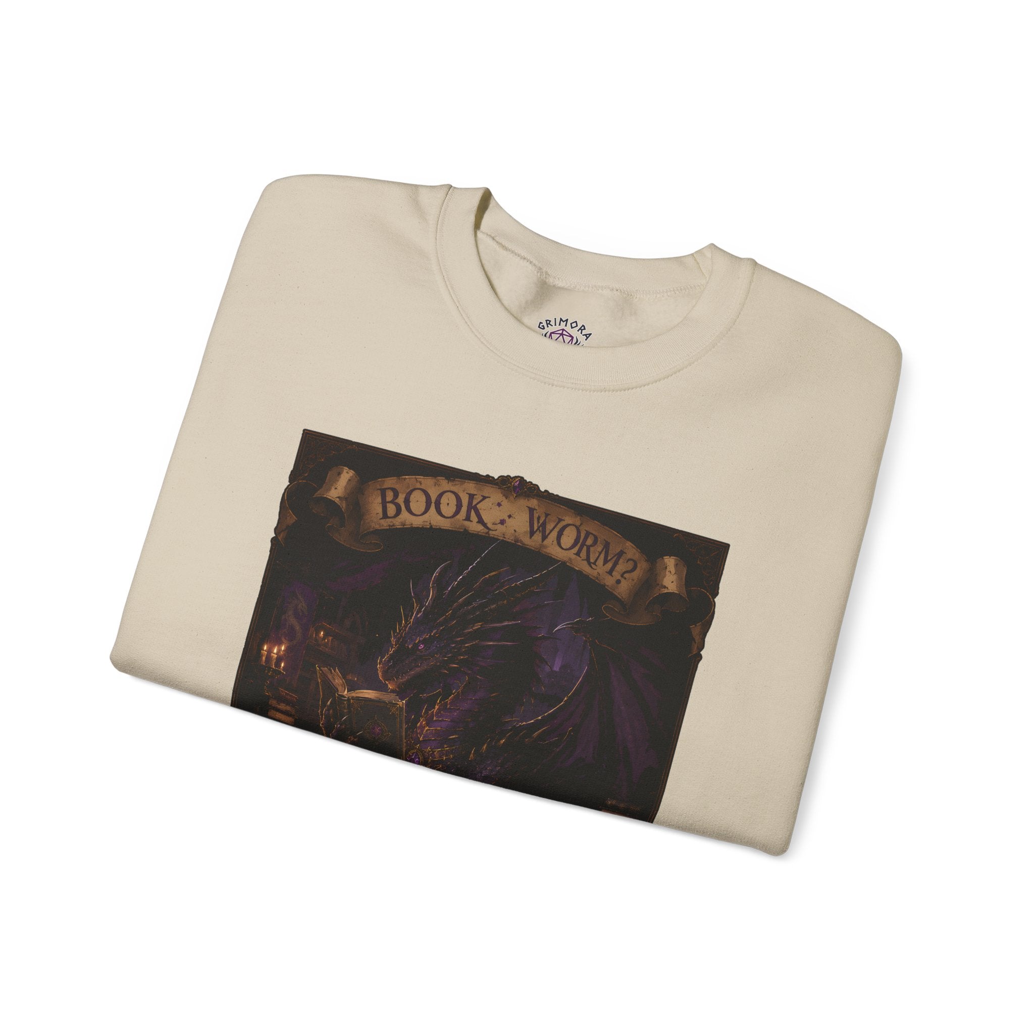 Book Worm? I Am a Book Dragon, Fantasy Reader Sweatshirt