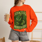 Book Worm? I Am a Book Dragon, Fantasy Reader Sweatshirt