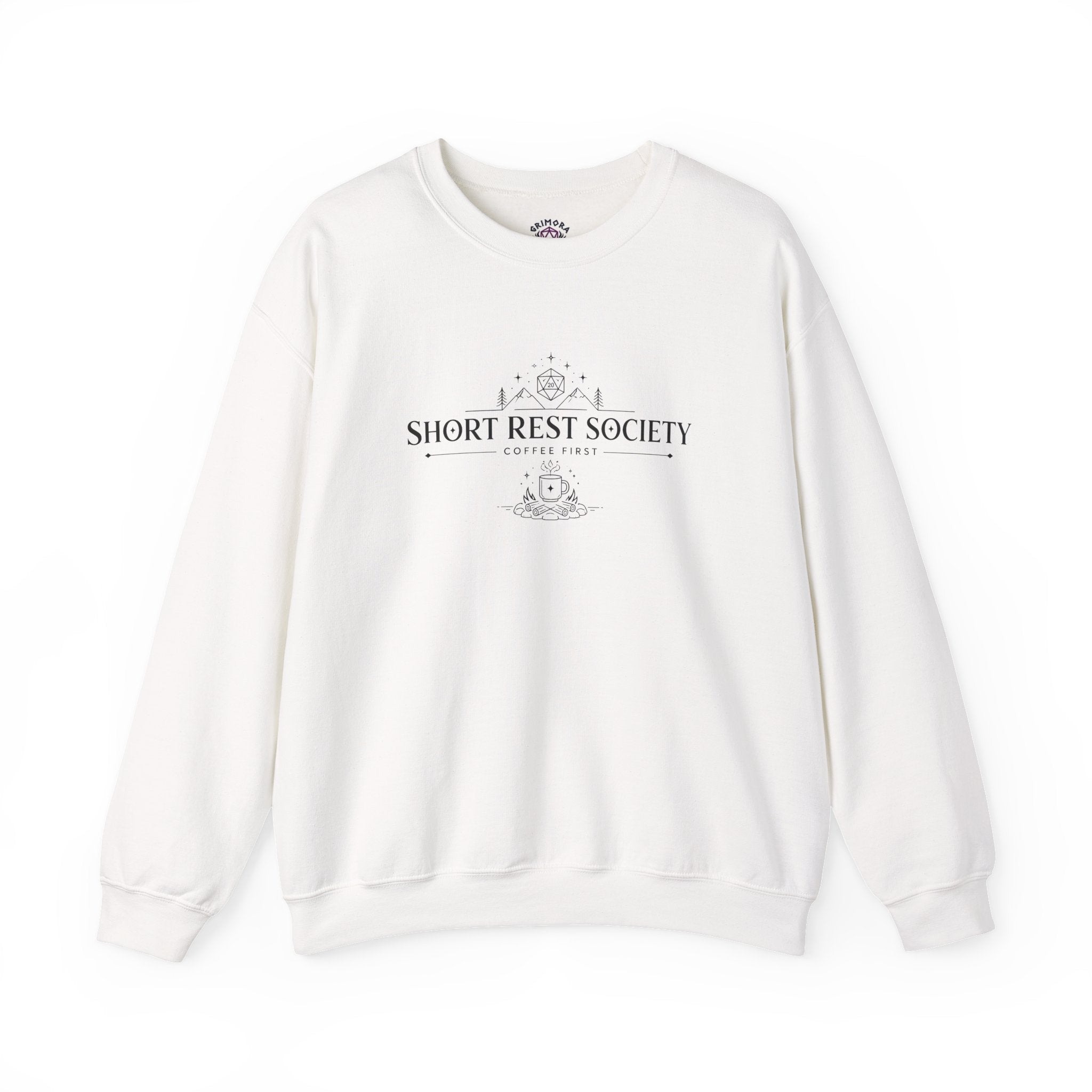 Short Rest Society – Coffee First | Tabletop RPG Sweatshirt