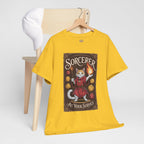 Sorcerer Cat at Your Service D&D T-shirt | Cat Lover RPG Gift