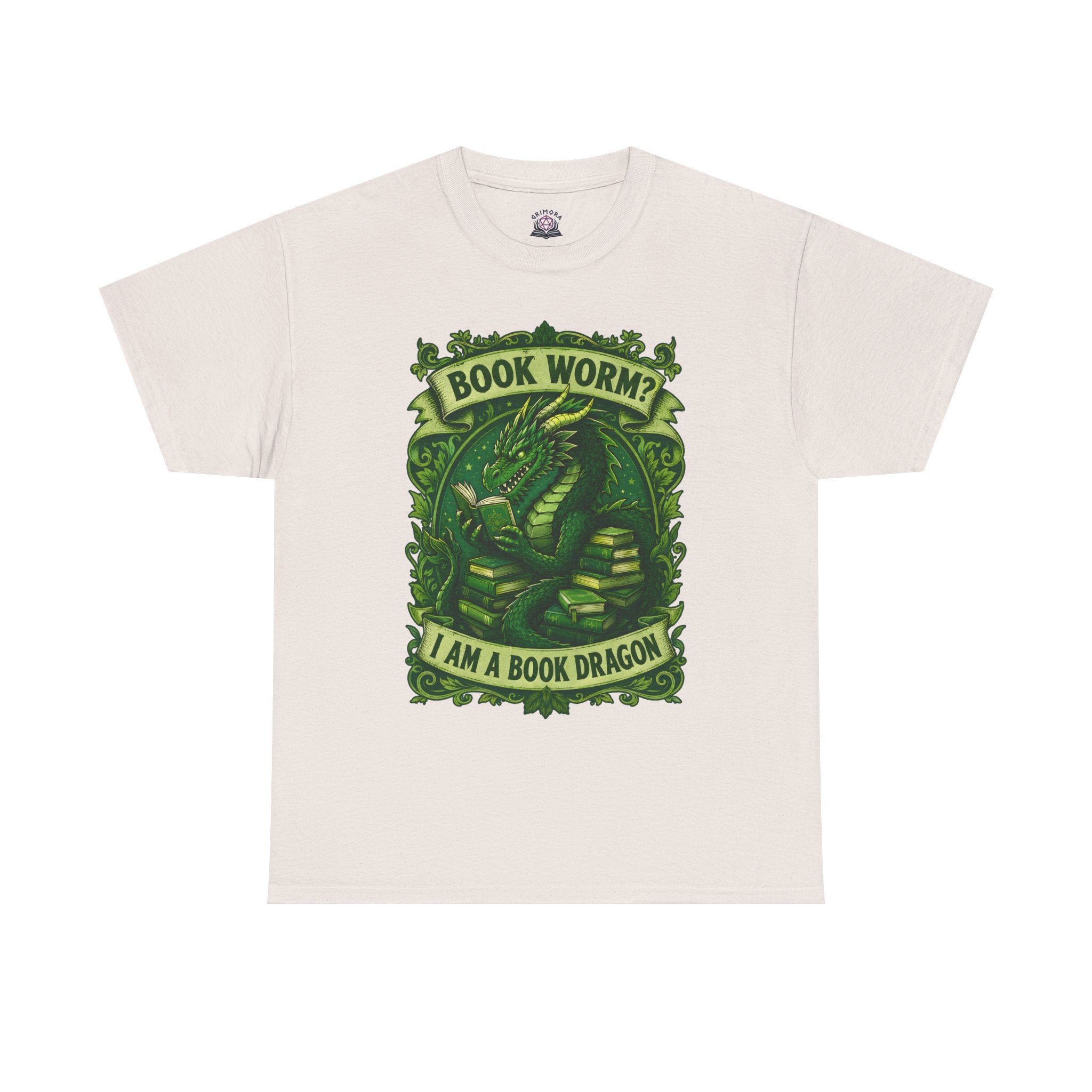 Book Worm? I Am a Book Dragon, Fantasy Reader T-shirt