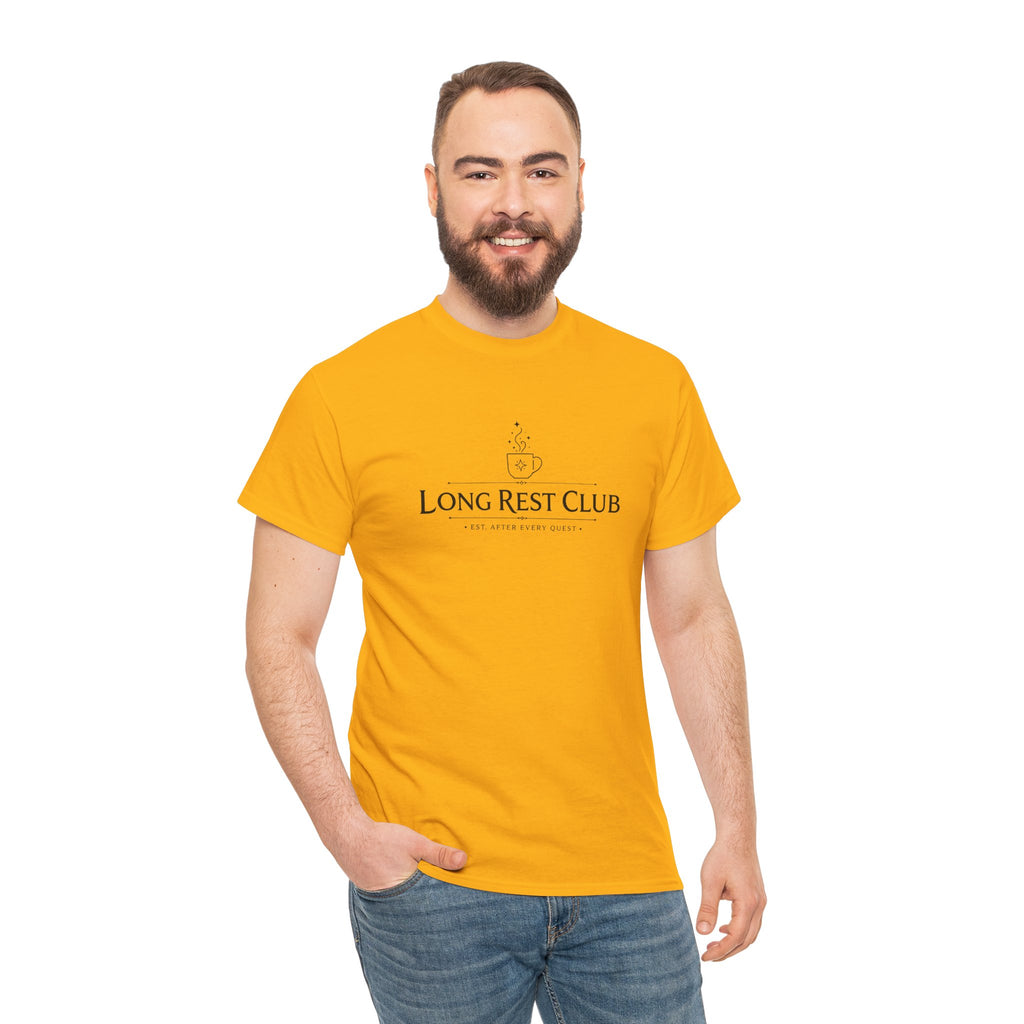 Long Rest Club – Est. After Every Quest | Fantasy RPG T-shirt