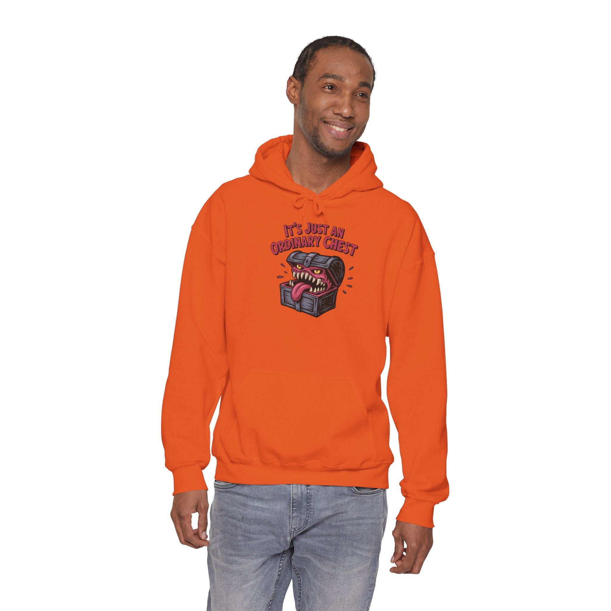 "It's Just An Ordinary Chest" — Mimic monster Hoodie