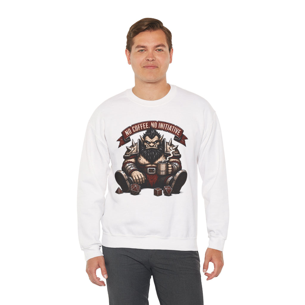 No Coffee, No Initiative | Fantasy RPG Sweatshirt