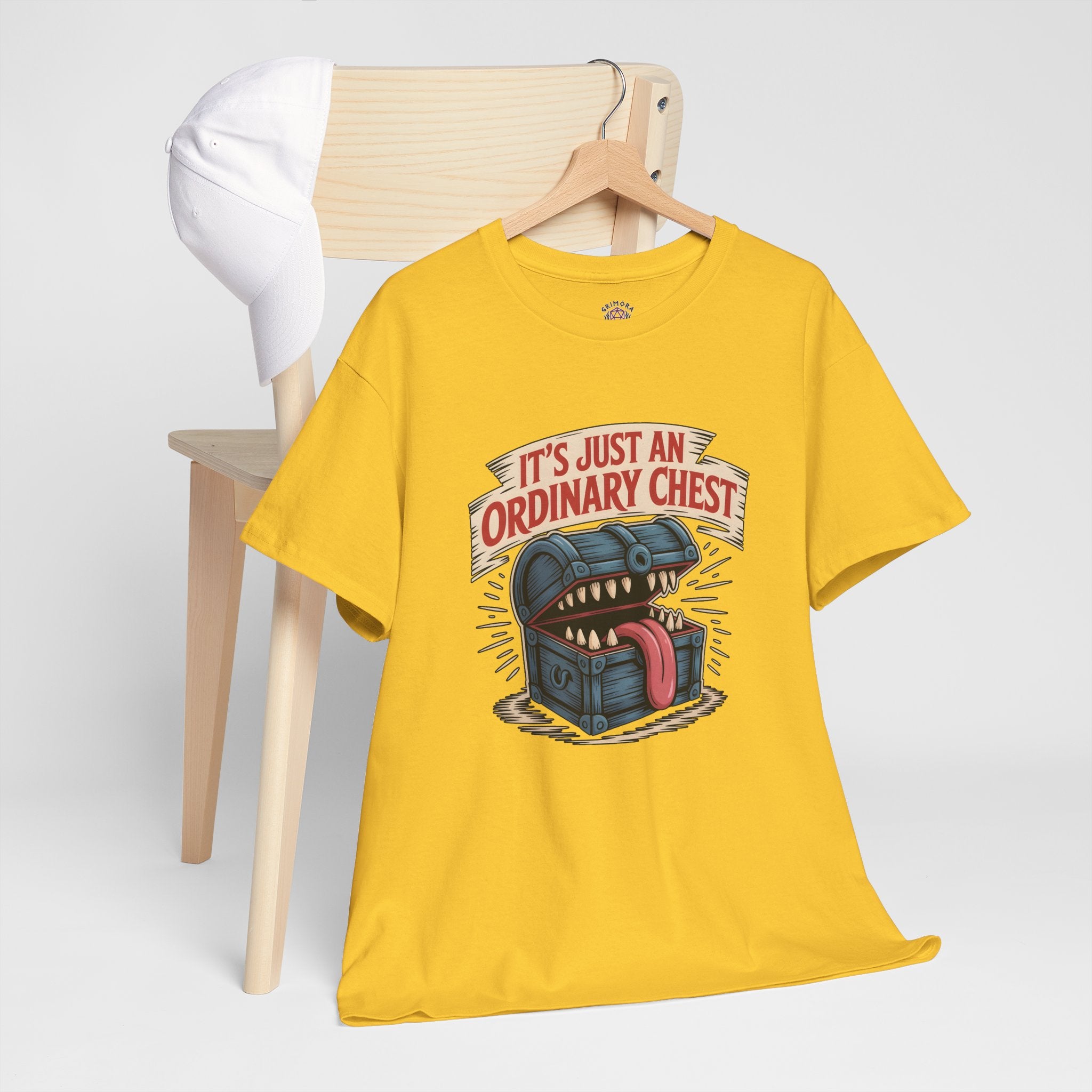 "It's Just An Ordinary Chest" — Mimic monster T-shirt