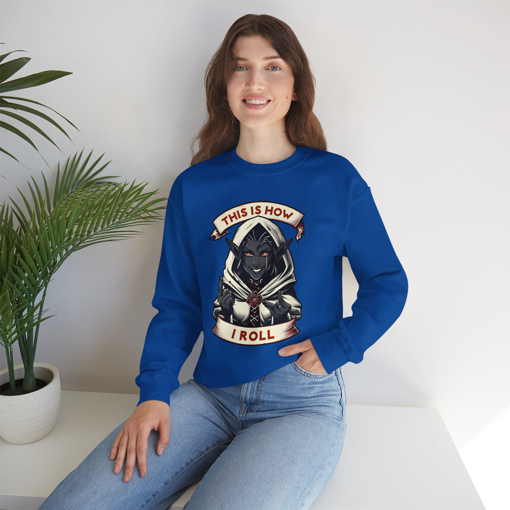 This Is How I Roll D20 Sweatshirt