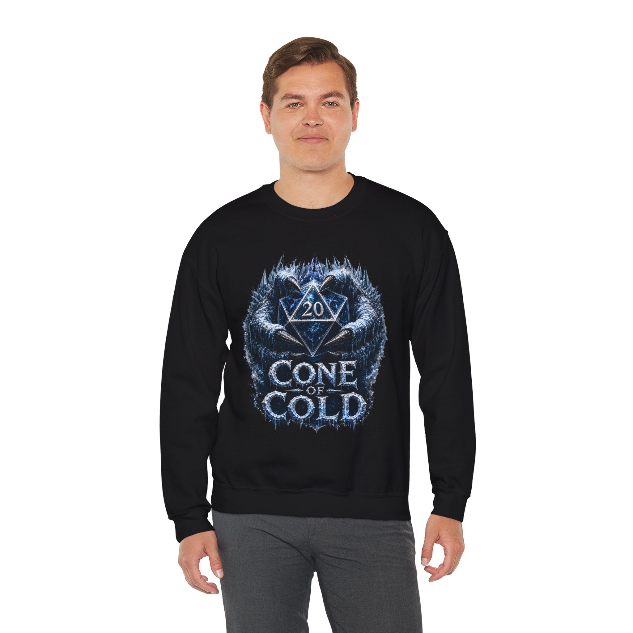 Cone of Cold – Master of Ice Magic | Fantasy RPG D20 Hoodie