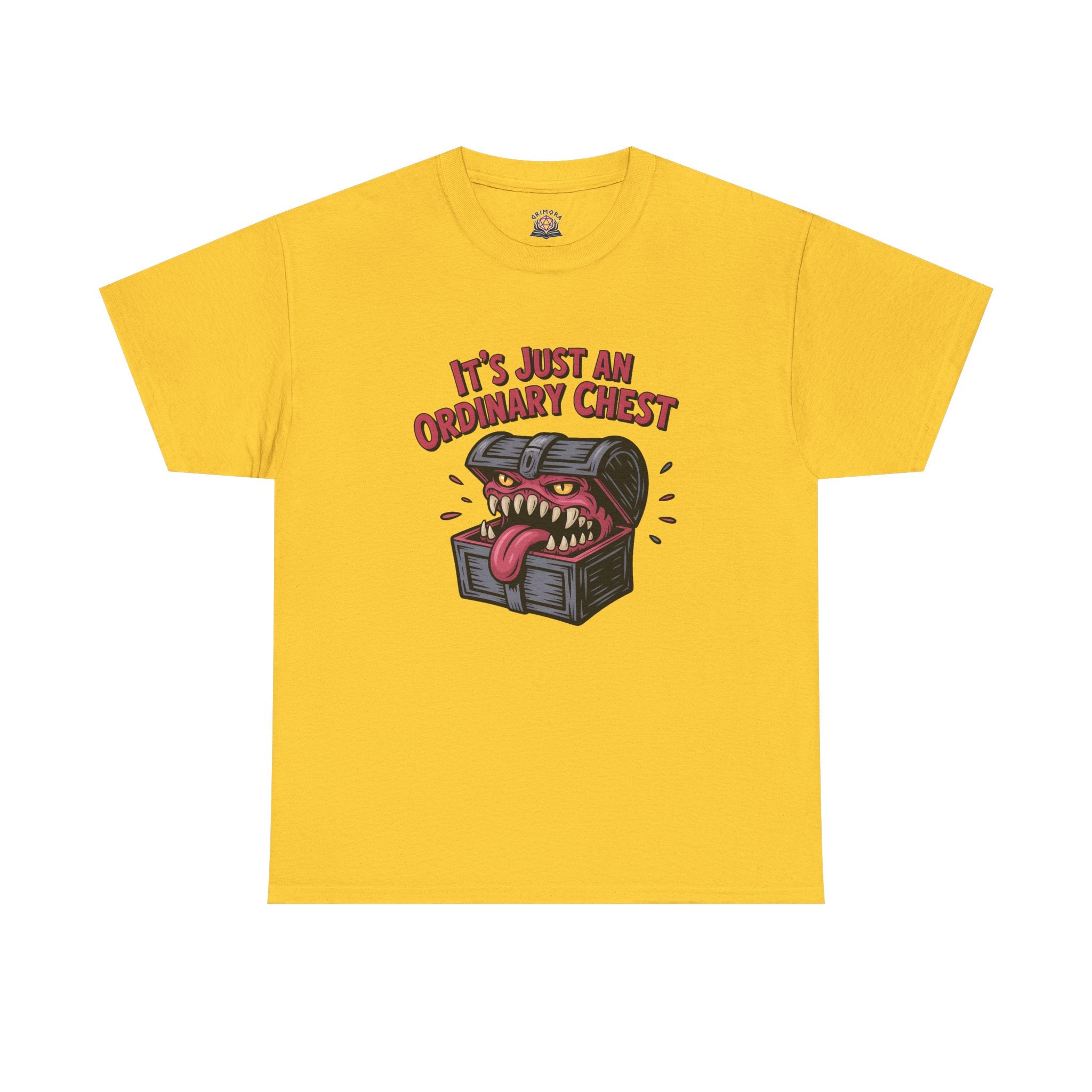 "It's Just An Ordinary Chest" — Mimic monster T-shirt