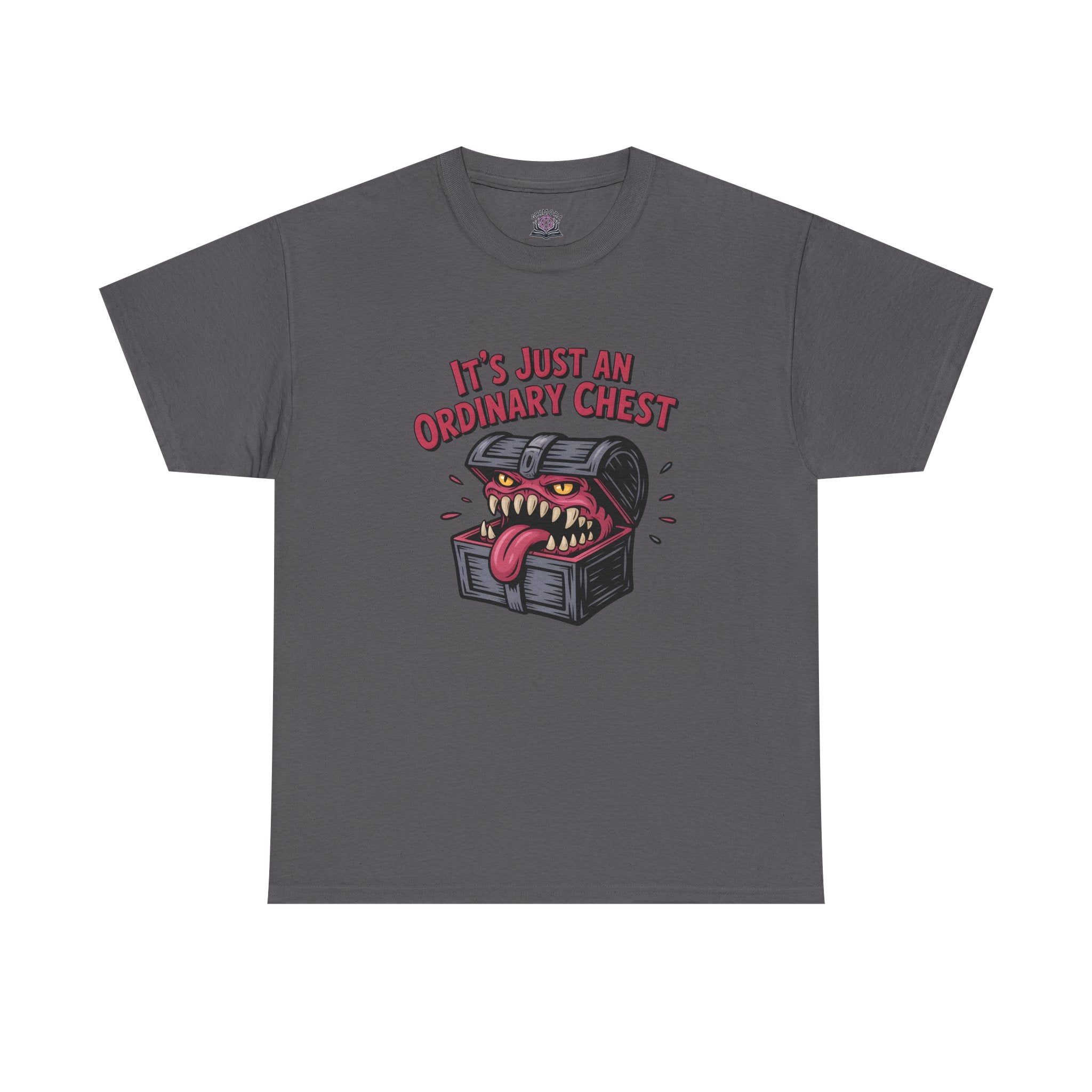 "It's Just An Ordinary Chest" — Mimic monster T-shirt