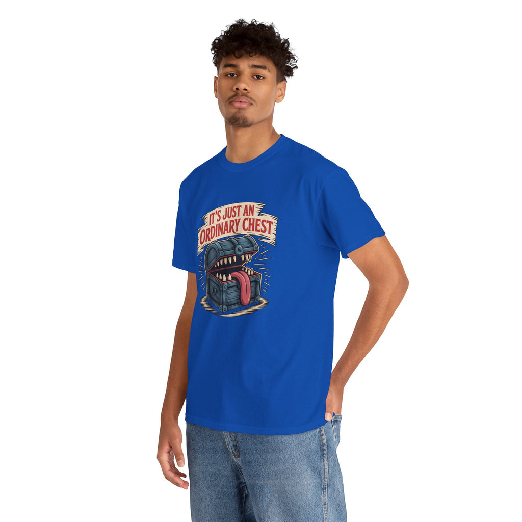 "It's Just An Ordinary Chest" — Mimic monster T-shirt