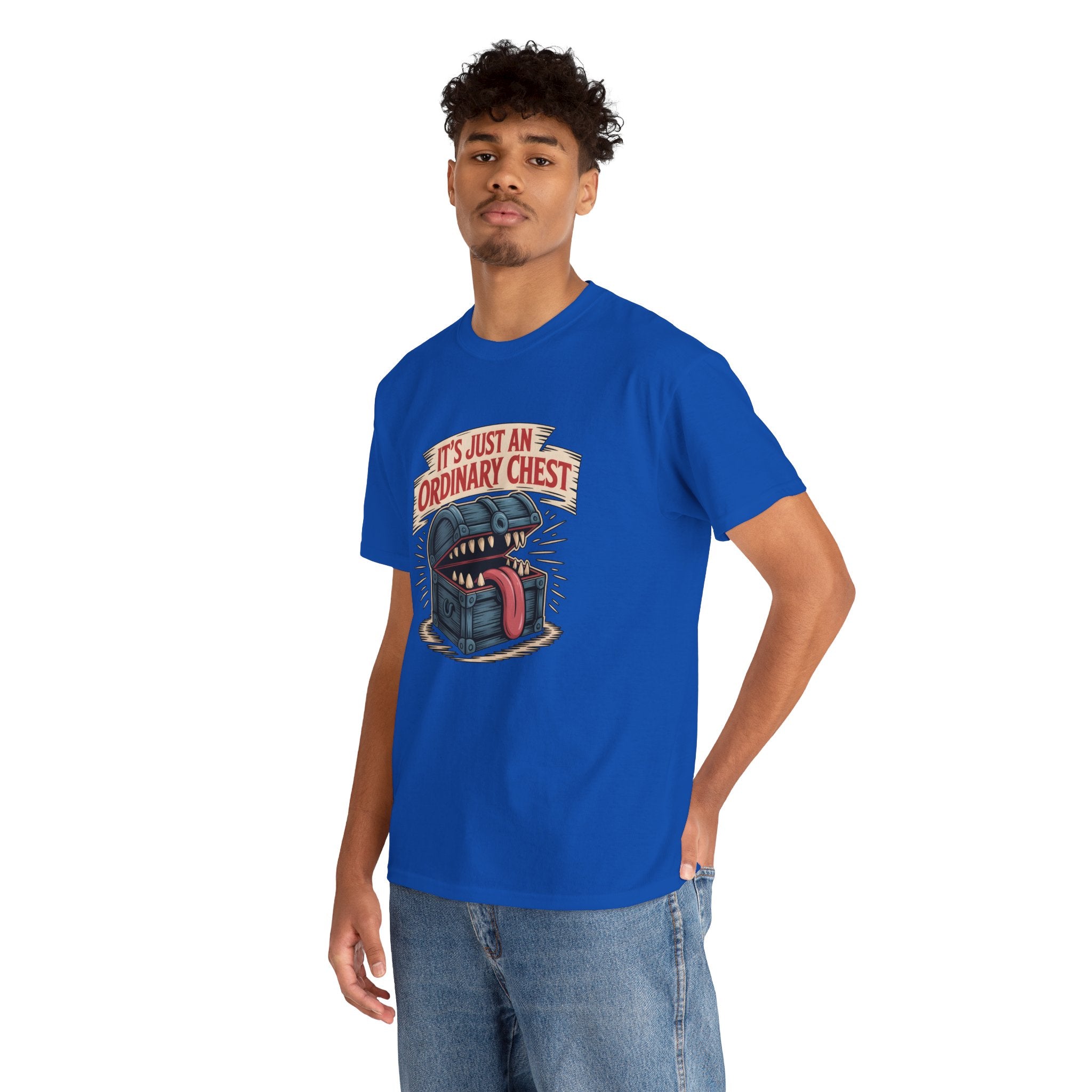 "It's Just An Ordinary Chest" — Mimic monster T-shirt