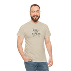 Roll. Sip. Repeat. | Tabletop RPG Coffee T-shirt | Dice & Coffee Lover T-shirt