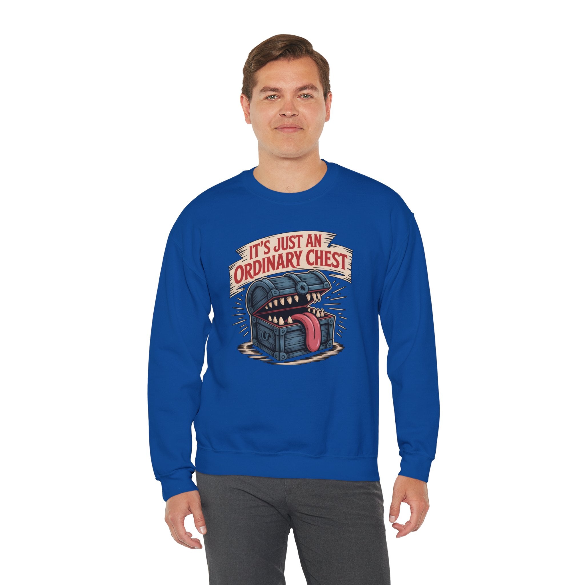 "It's Just An Ordinary Chest" — Mimic monster Sweatshirt