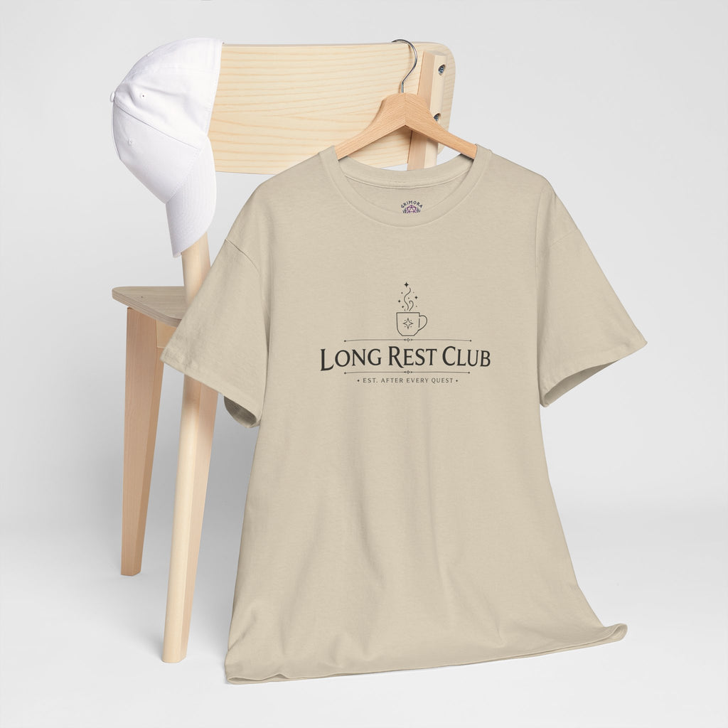 Long Rest Club – Est. After Every Quest | Fantasy RPG T-shirt