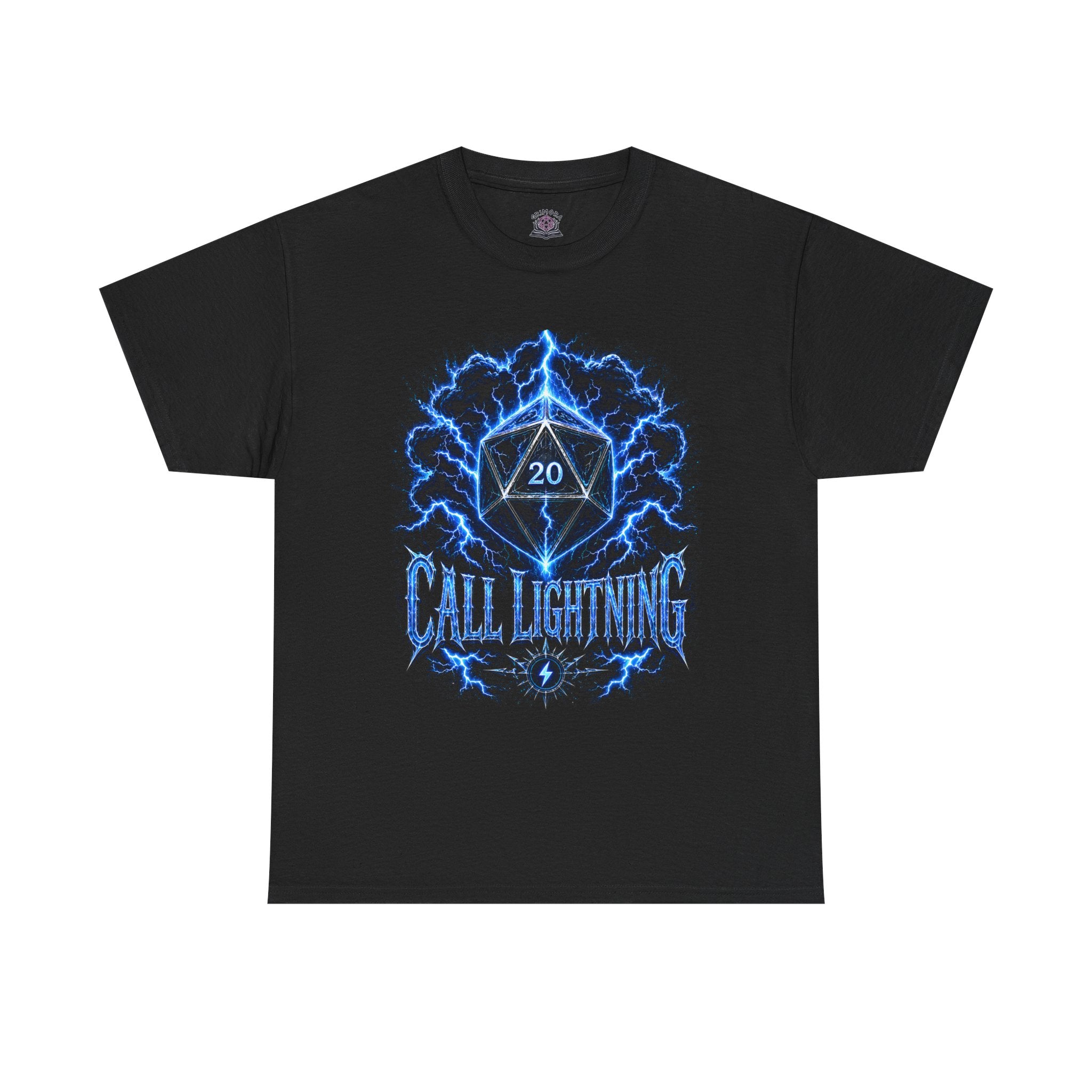Call Lightning – Hear the Storm's Call | Druid D20 Fantasy T-shirt