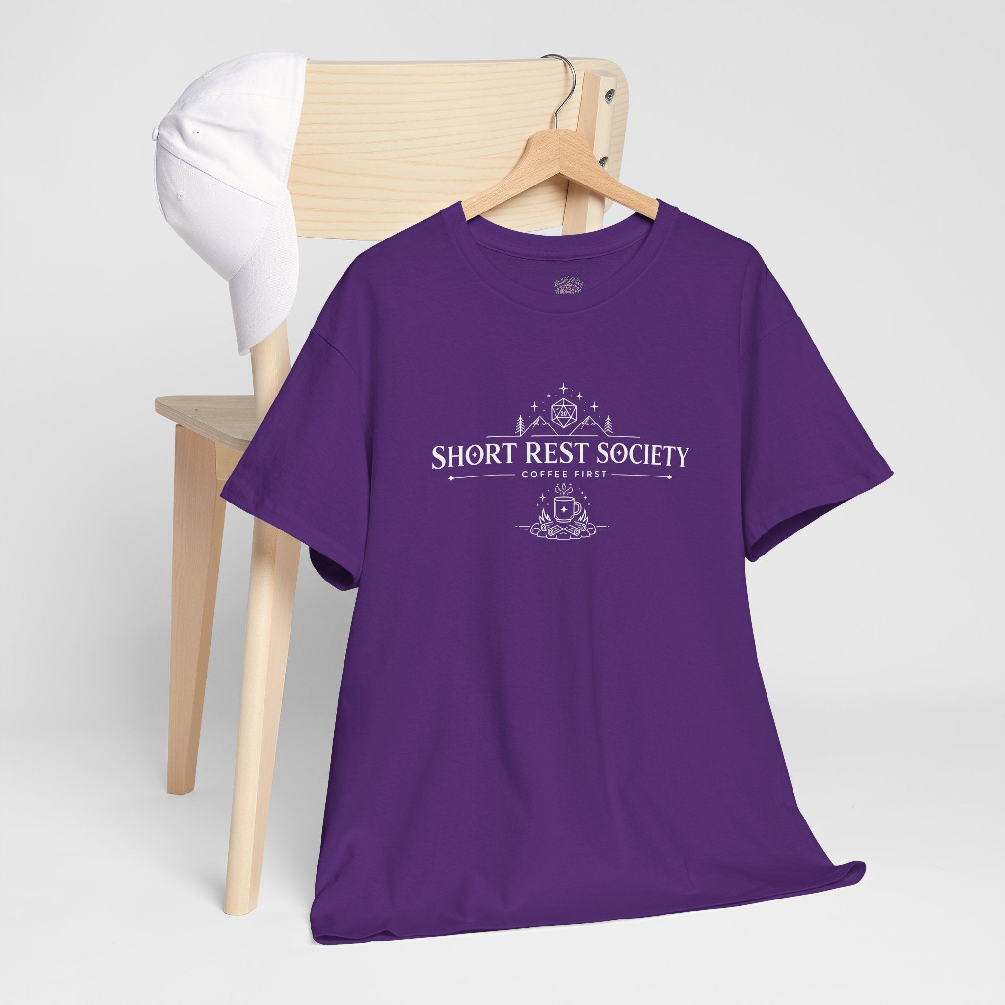 Short Rest Society – Coffee First | Tabletop RPG T-shirt