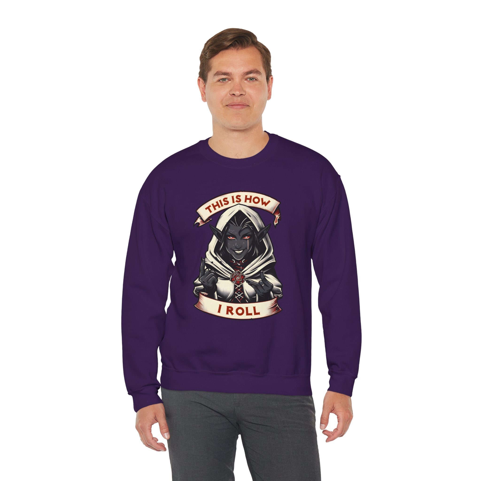 This Is How I Roll D20 Sweatshirt