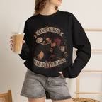 Good Girls Read Dirty Books Sweatshirt | Cat Lover RPG Gift