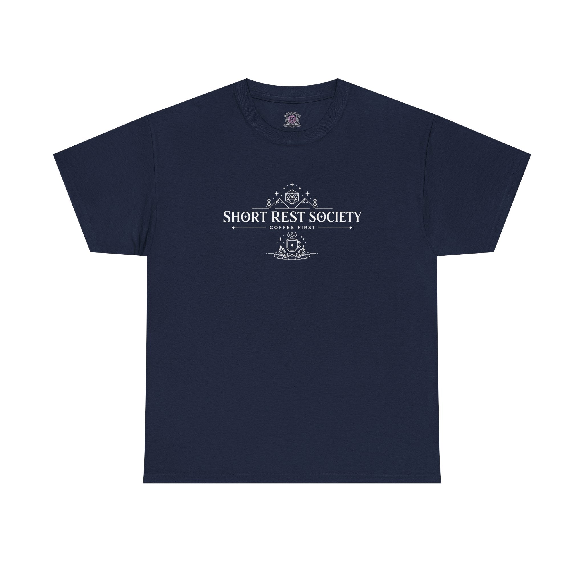 Short Rest Society – Coffee First | Tabletop RPG T-shirt