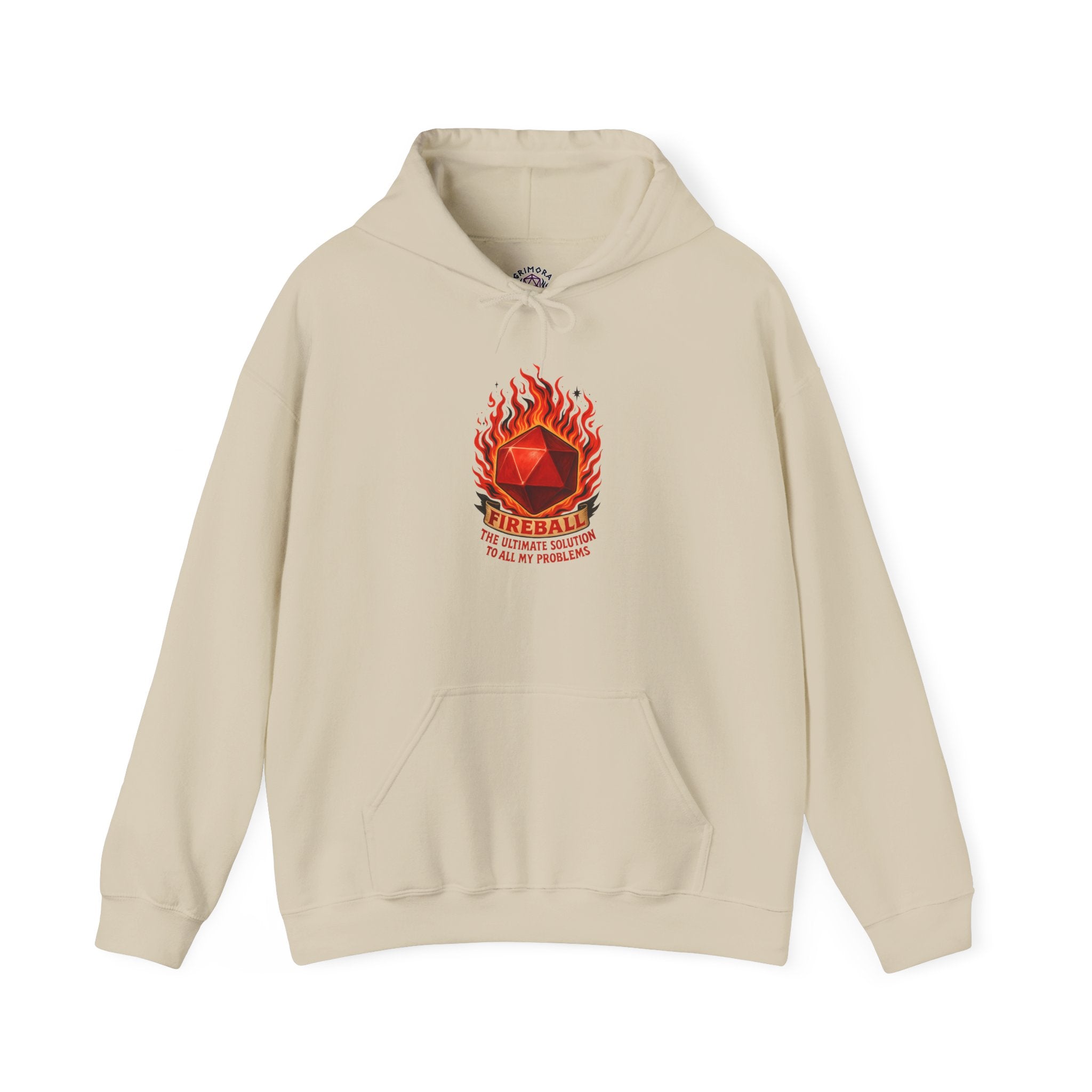 Fireball – The Ultimate Solution to All My Problems| Funny RPG Hoodie