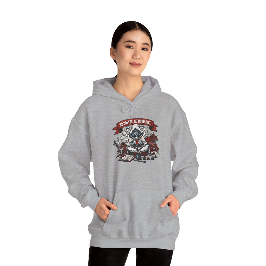 No Coffee, No Initiative | Fantasy RPG Hoodie