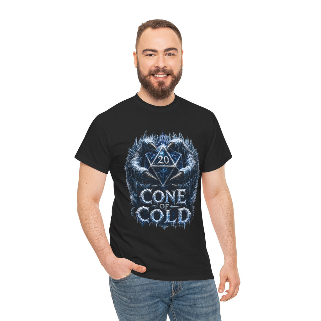 Cone of Cold – Master of Ice Magic | Fantasy RPG D20 T-shirt