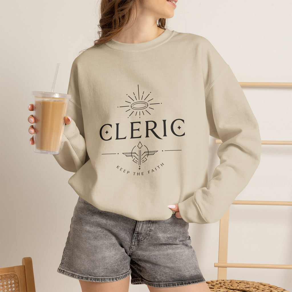Cleric – Keep the Faith | DnD class Sweatshirt