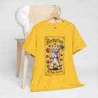 Barbarian Cat at Your Serivece D&D T-shirt | Cat Lover RPG Gift