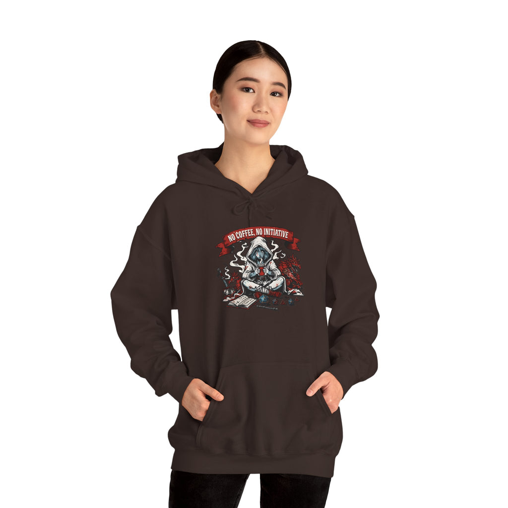 No Coffee, No Initiative | Fantasy RPG Hoodie