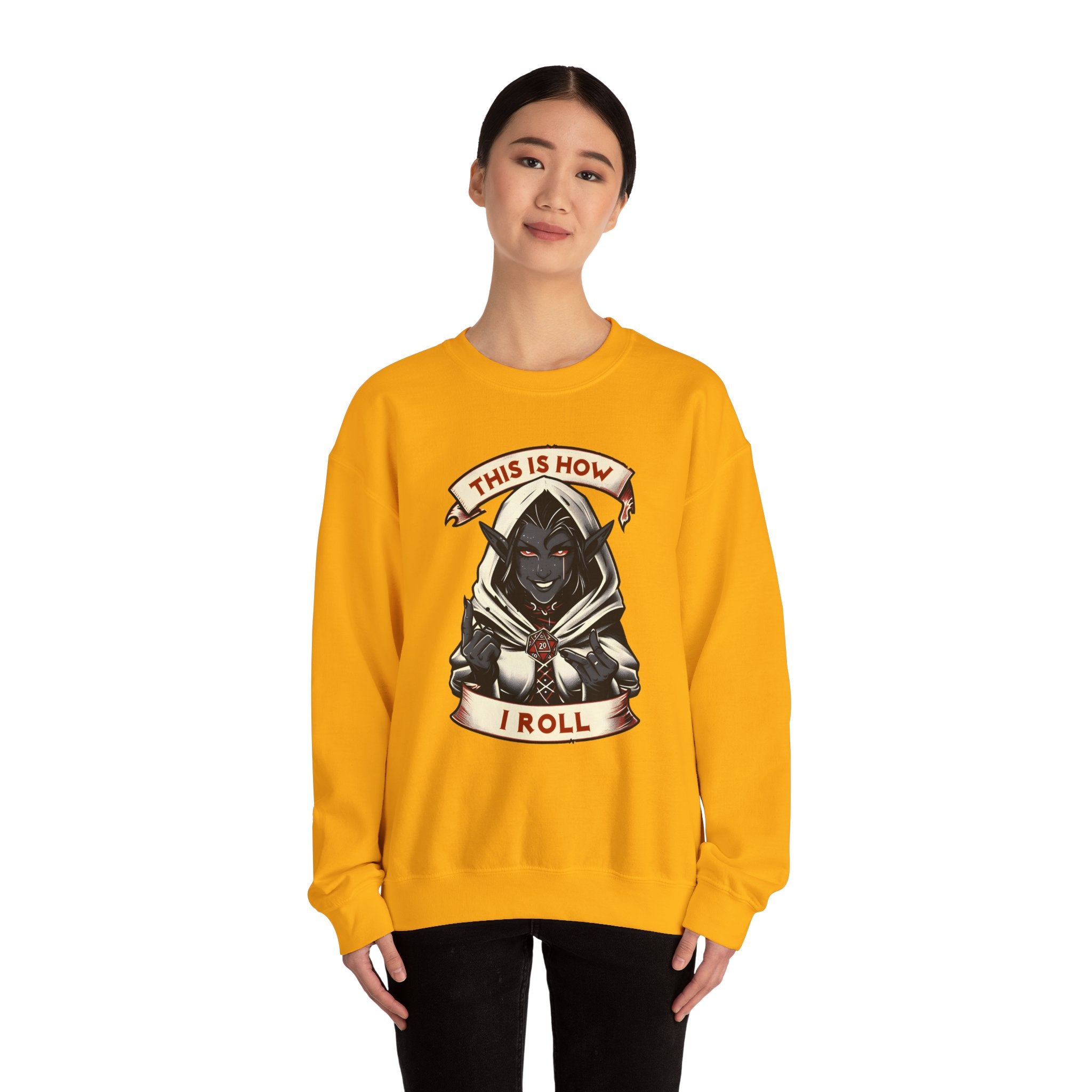 This Is How I Roll D20 Sweatshirt