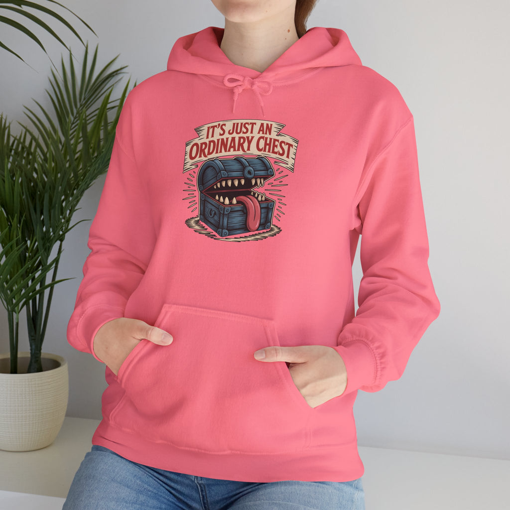 "It's Just An Ordinary Chest" — Mimic monster Hoodie