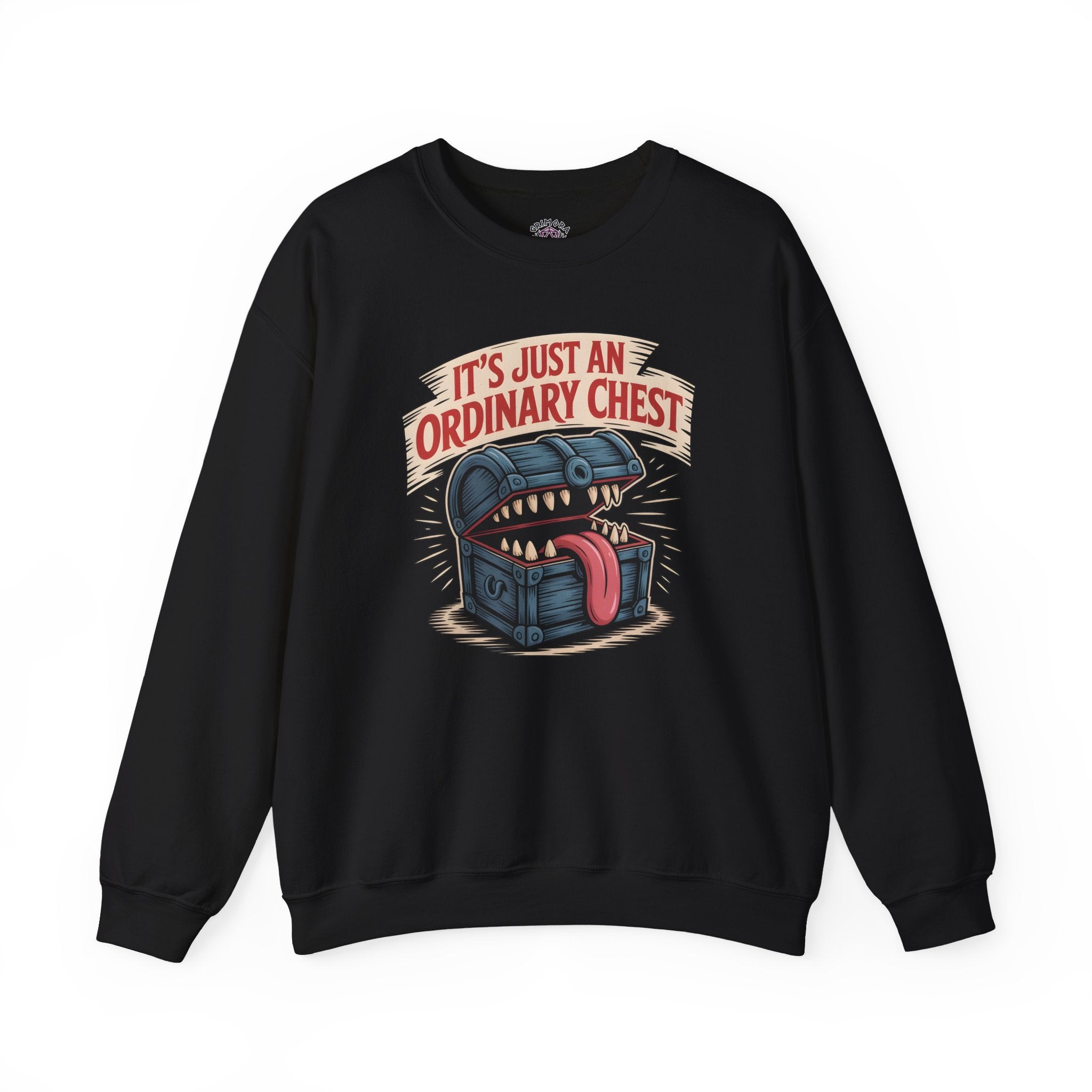 "It's Just An Ordinary Chest" — Mimic monster Sweatshirt