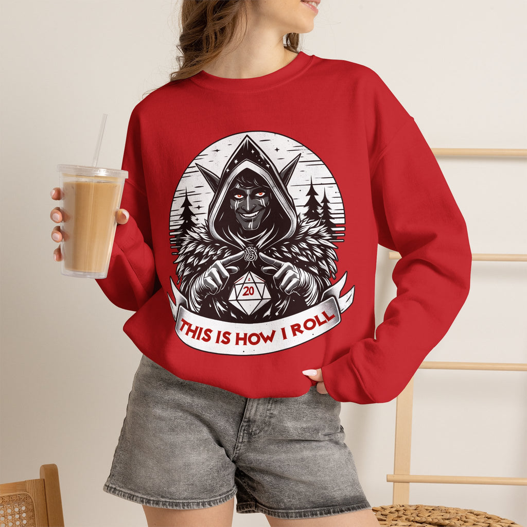 This Is How I Roll D20 Sweatshirt