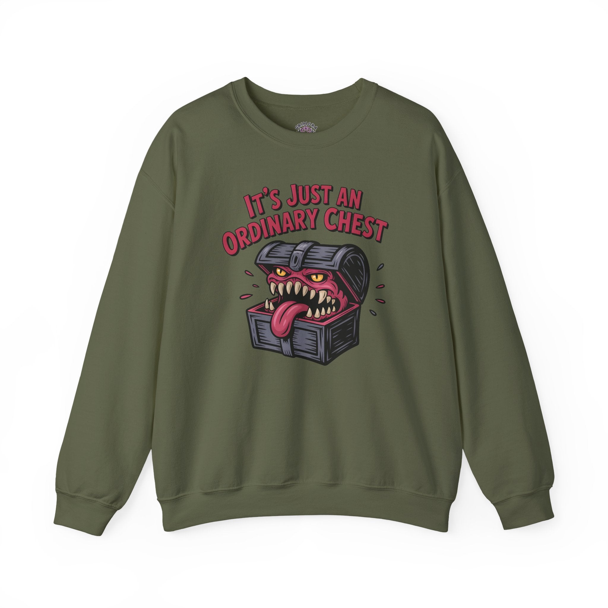 "It's Just An Ordinary Chest" — Mimic monster Sweatshirt