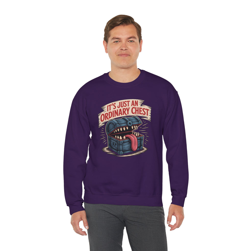 "It's Just An Ordinary Chest" — Mimic monster Sweatshirt