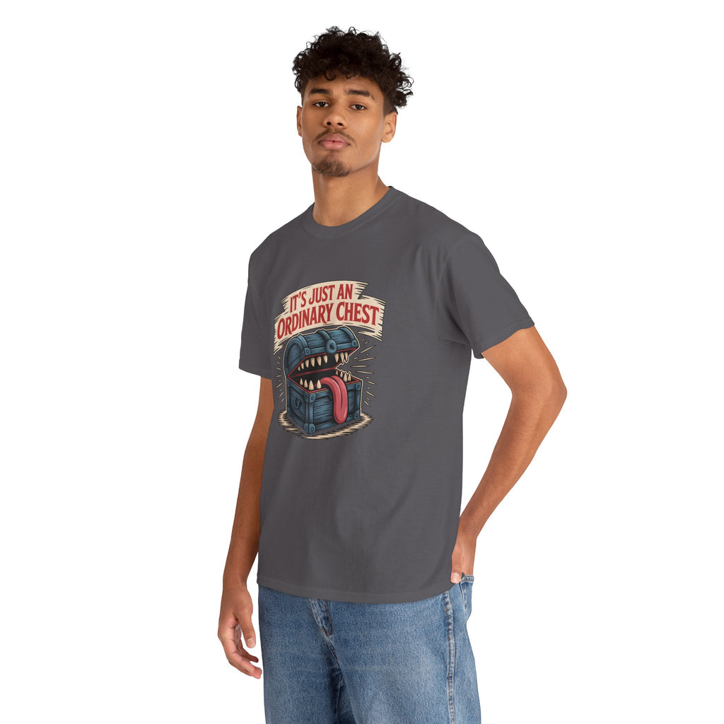"It's Just An Ordinary Chest" — Mimic monster T-shirt