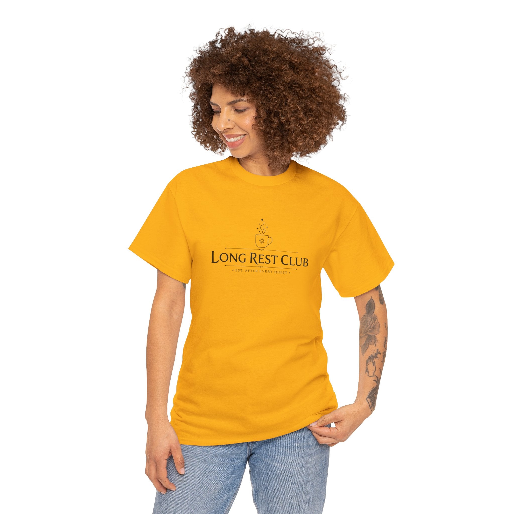 Long Rest Club – Est. After Every Quest | Fantasy RPG T-shirt