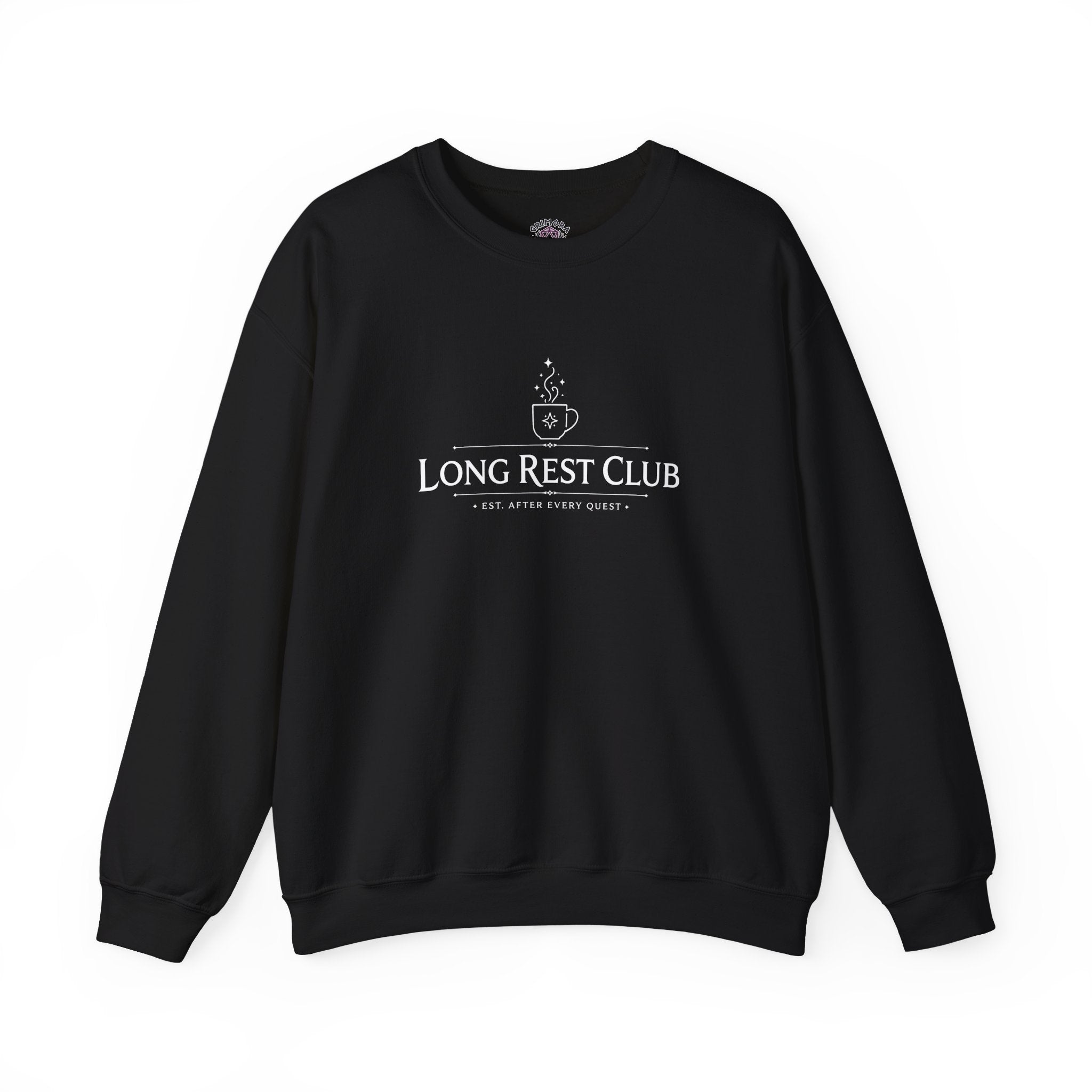 Long Rest Club – Est. After Every Quest | Fantasy RPG Sweatshirt