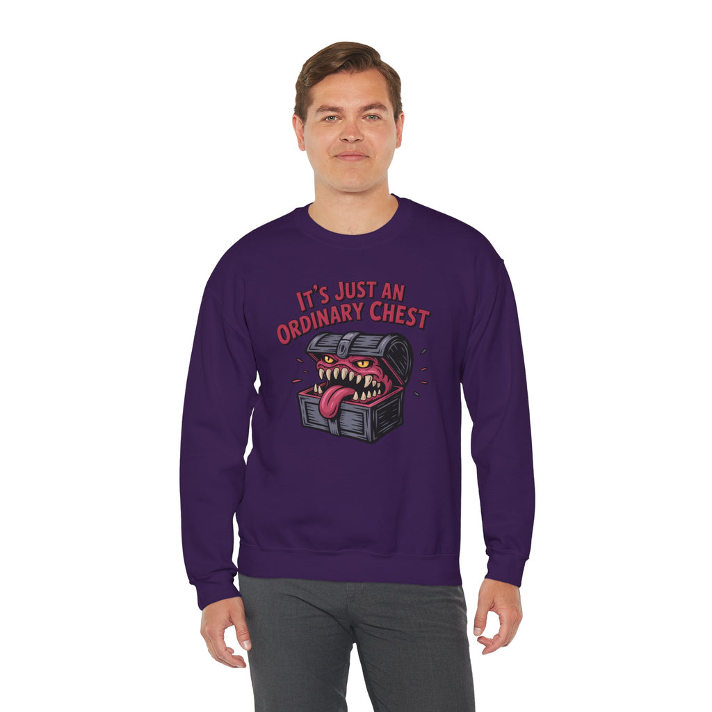 "It's Just An Ordinary Chest" — Mimic monster Sweatshirt