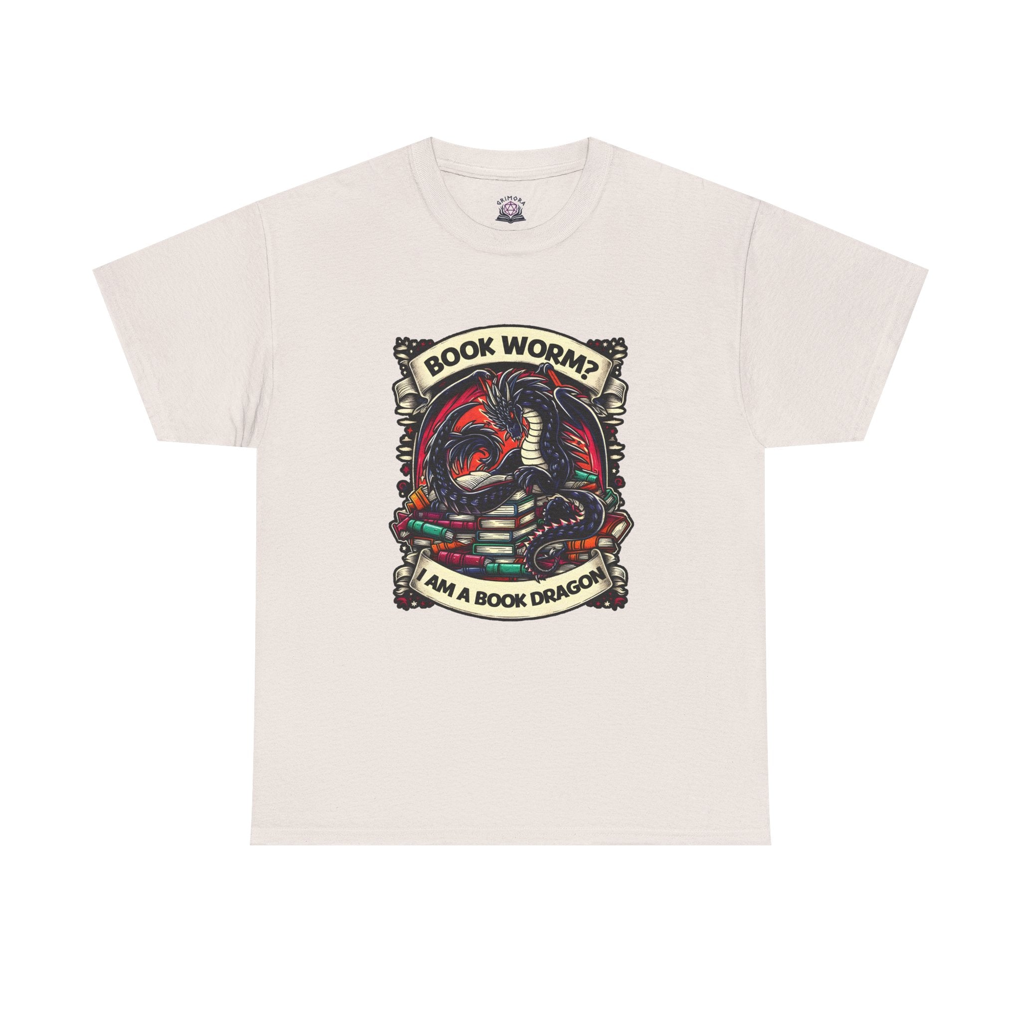 Book Worm? I Am a Book Dragon, Fantasy Reader T-shirt