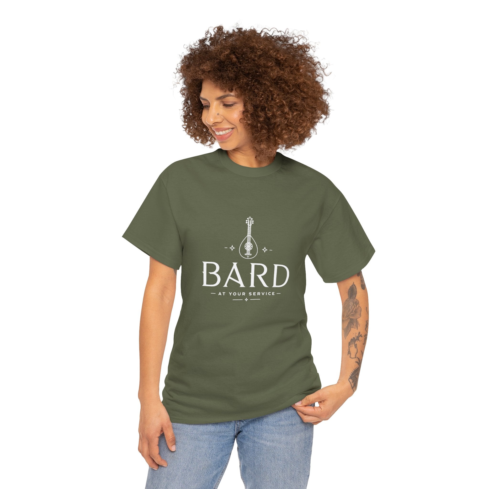 Bard – At Your Service | DnD class T-shirt