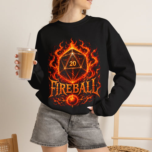 Fireball D20 Sweatshirt