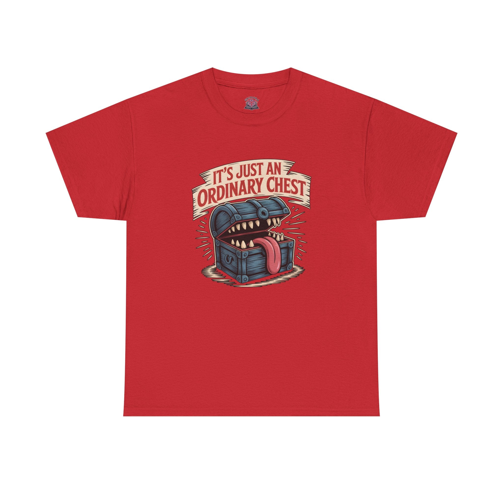 "It's Just An Ordinary Chest" — Mimic monster T-shirt
